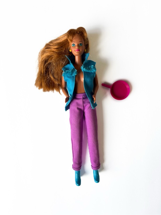 Barbie Other - 1993 Camp Midge Barbie Doll Purple Pants Blue Vest Shoes Vintage 90s